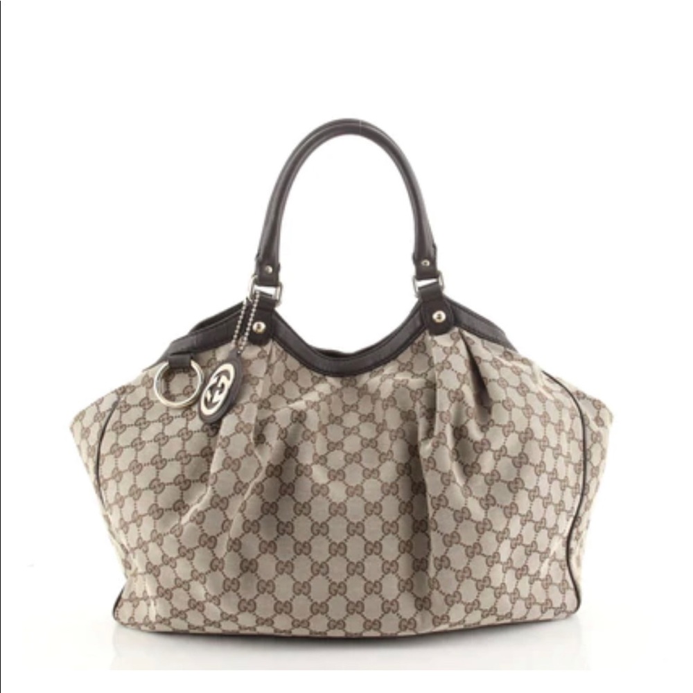 Gucci Sukey Tote GG Canvas Large